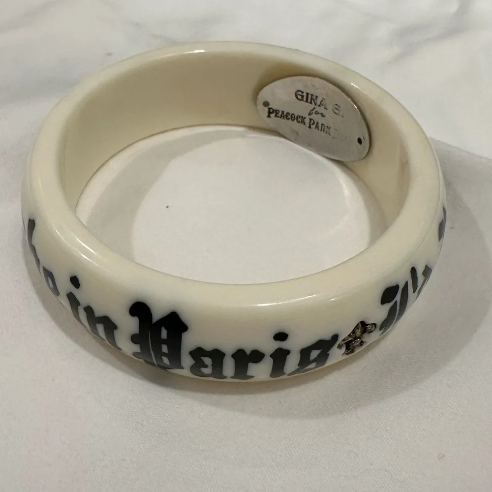 Gina G. for Peacock Park Design Resin Bangle - Picture 4 of 5